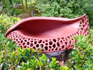 Nele Schildermans - Schelp rood klein (Ceramic)